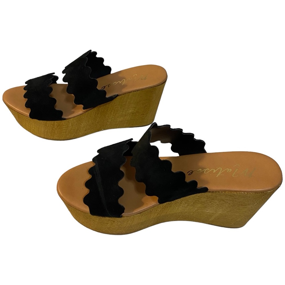 Matisse Womens Size 37‎ Charlie Platform Wedge Sandals Casual High Heel 3" - Picture 4 of 8